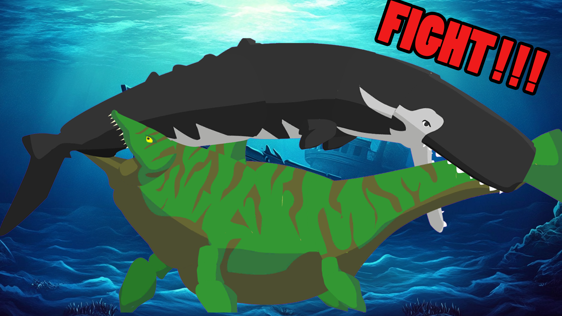 اسکرین شات 3 بازی Megalodon Fights Sea Monsters