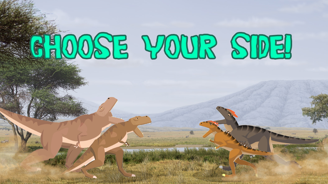 اسکرین شات 4 بازی T-Rex Fights Allosaurus