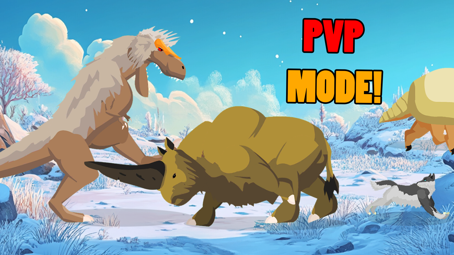 اسکرین شات 4 بازی T-Rex Fights Ice Age Beasts