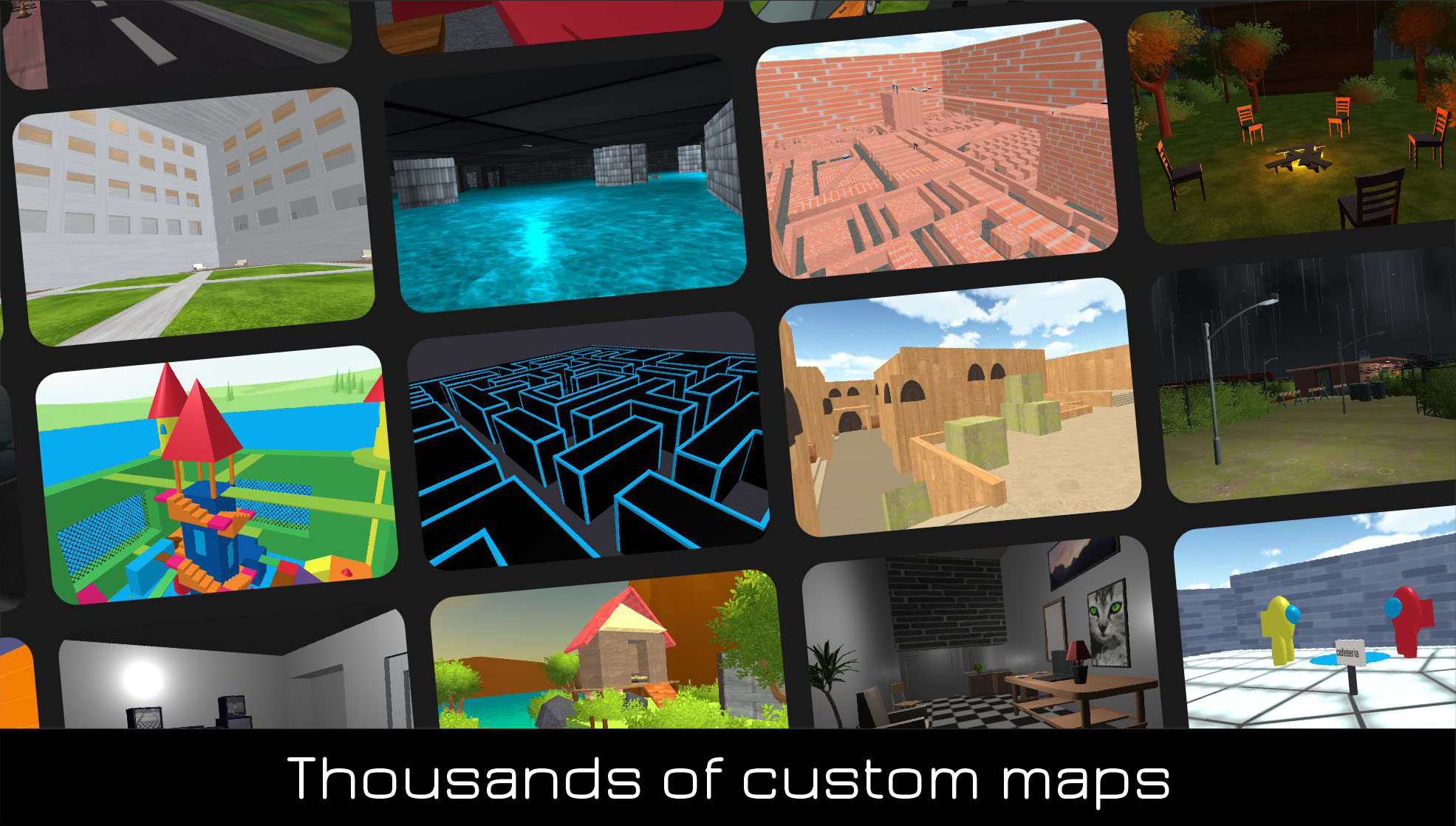 اسکرین شات 2 بازی Nextbots Online: Sandbox