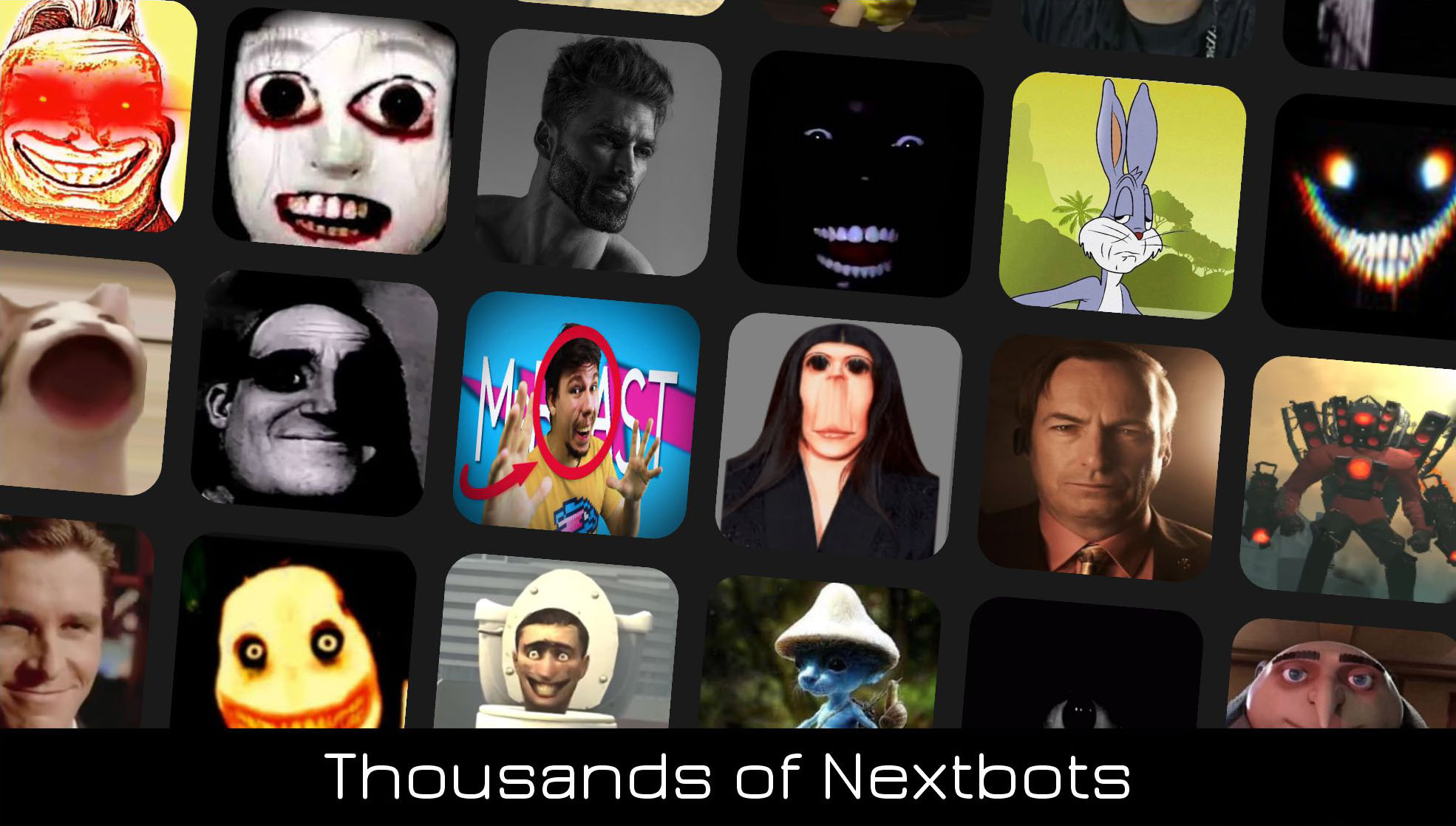 اسکرین شات 1 بازی Nextbots Online: Sandbox