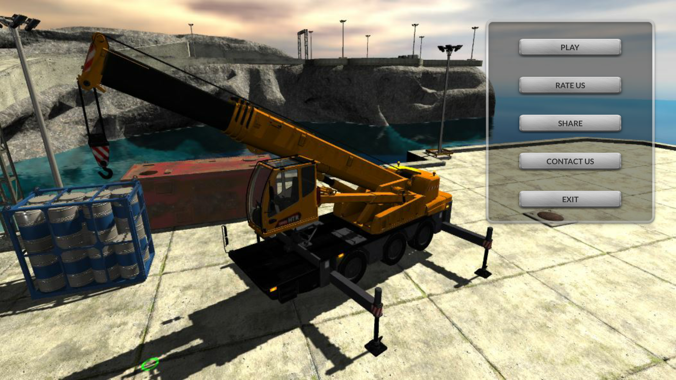 اسکرین شات 1 بازی Crane Simulator & Truck