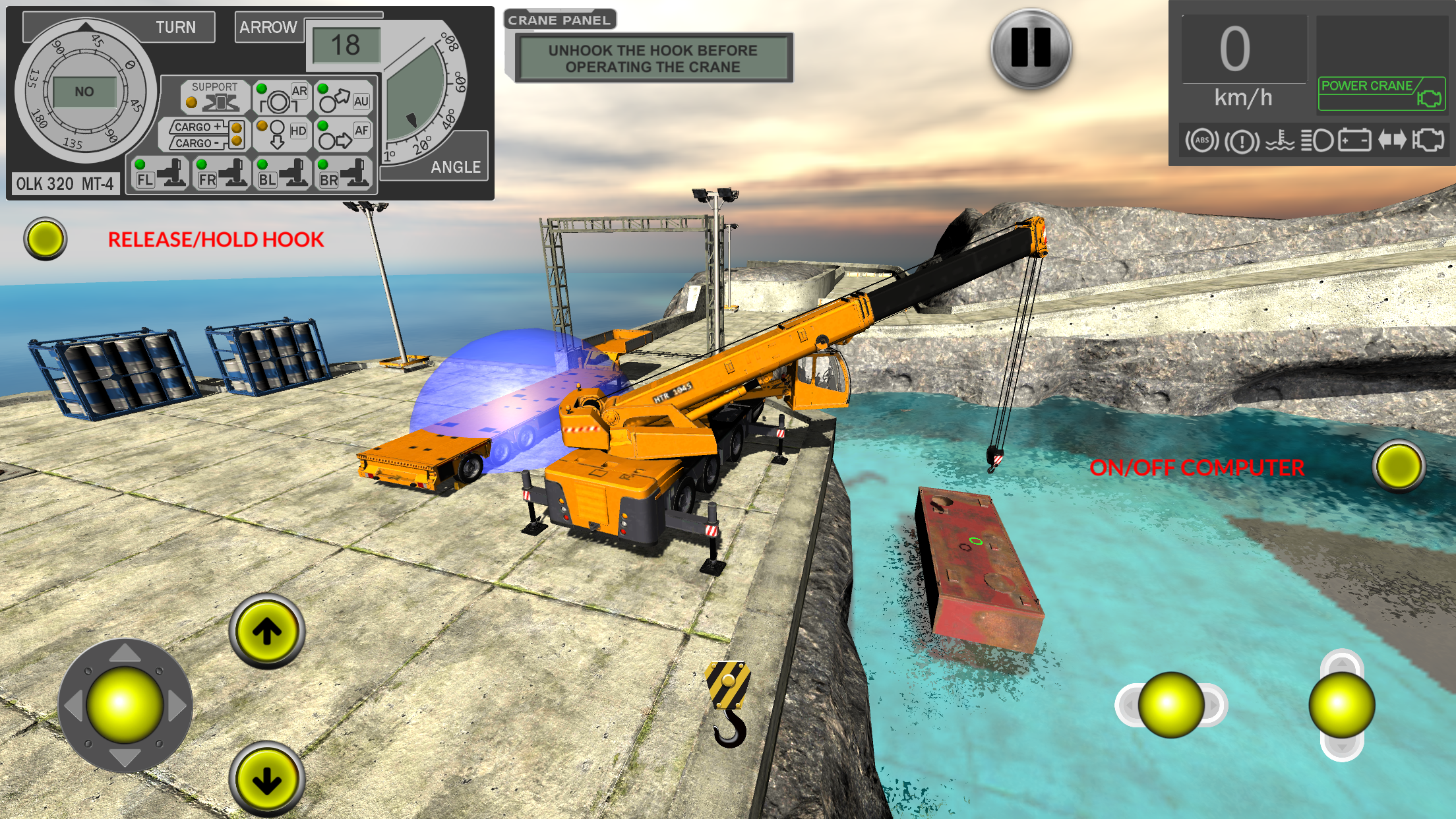 اسکرین شات 4 بازی Crane Simulator & Truck