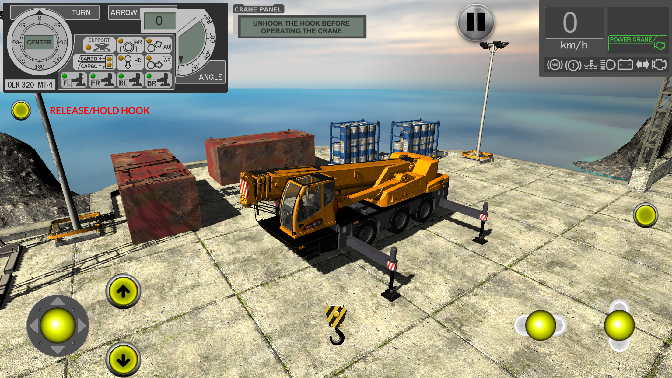اسکرین شات 2 بازی Crane Simulator & Truck