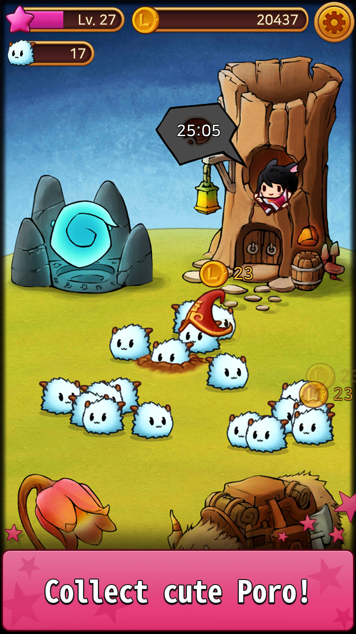 اسکرین شات 1 بازی Ahri RPG: Poro Farm