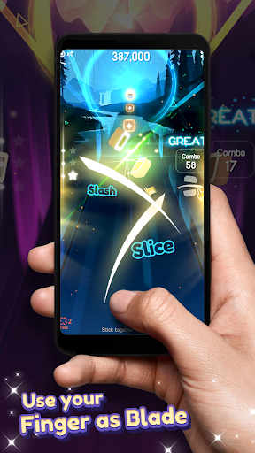 اسکرین شات 8 بازی Dancing Blade: Slicing EDM Rhythm Game