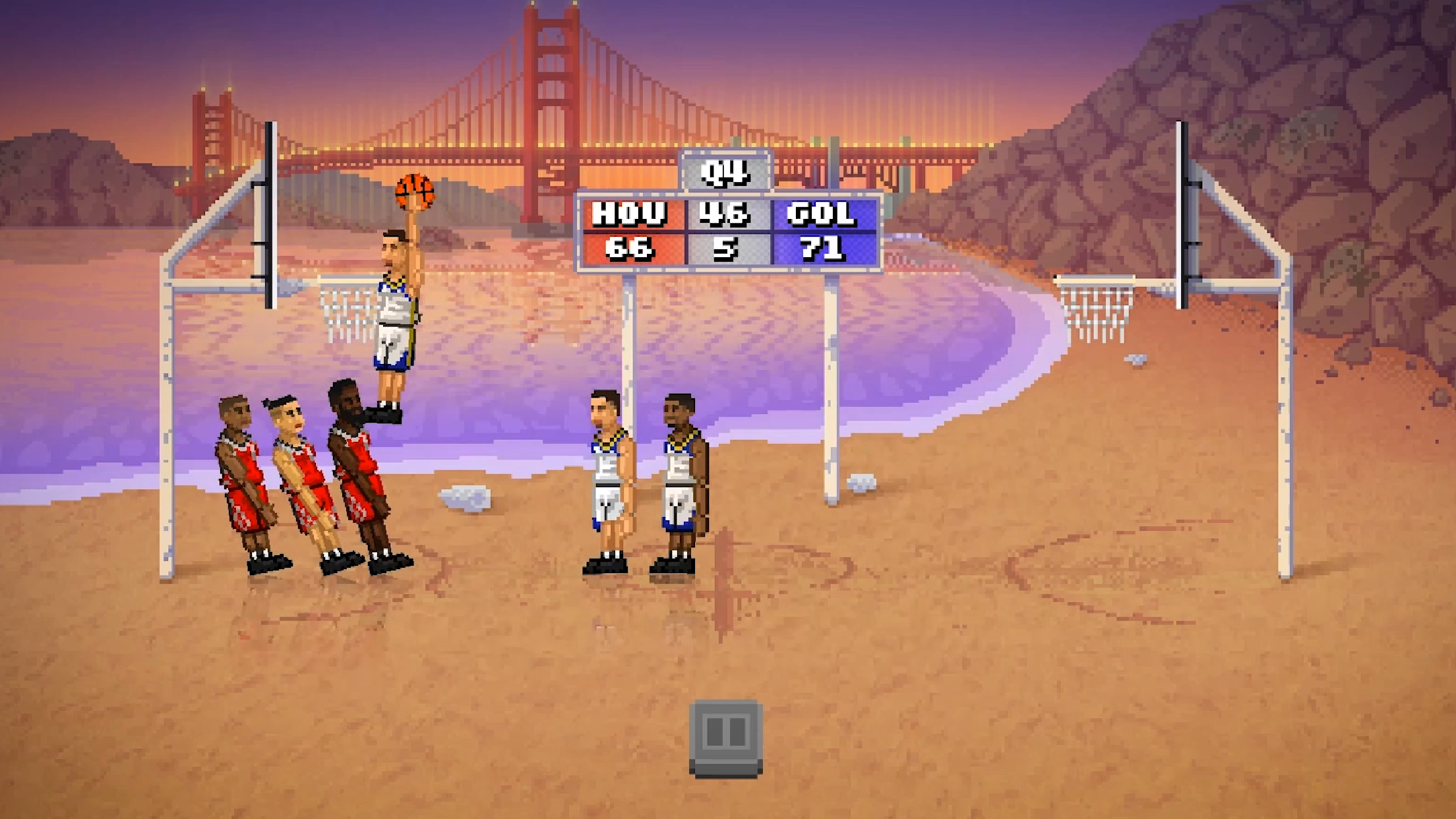 اسکرین شات 1 بازی Bouncy Basketball