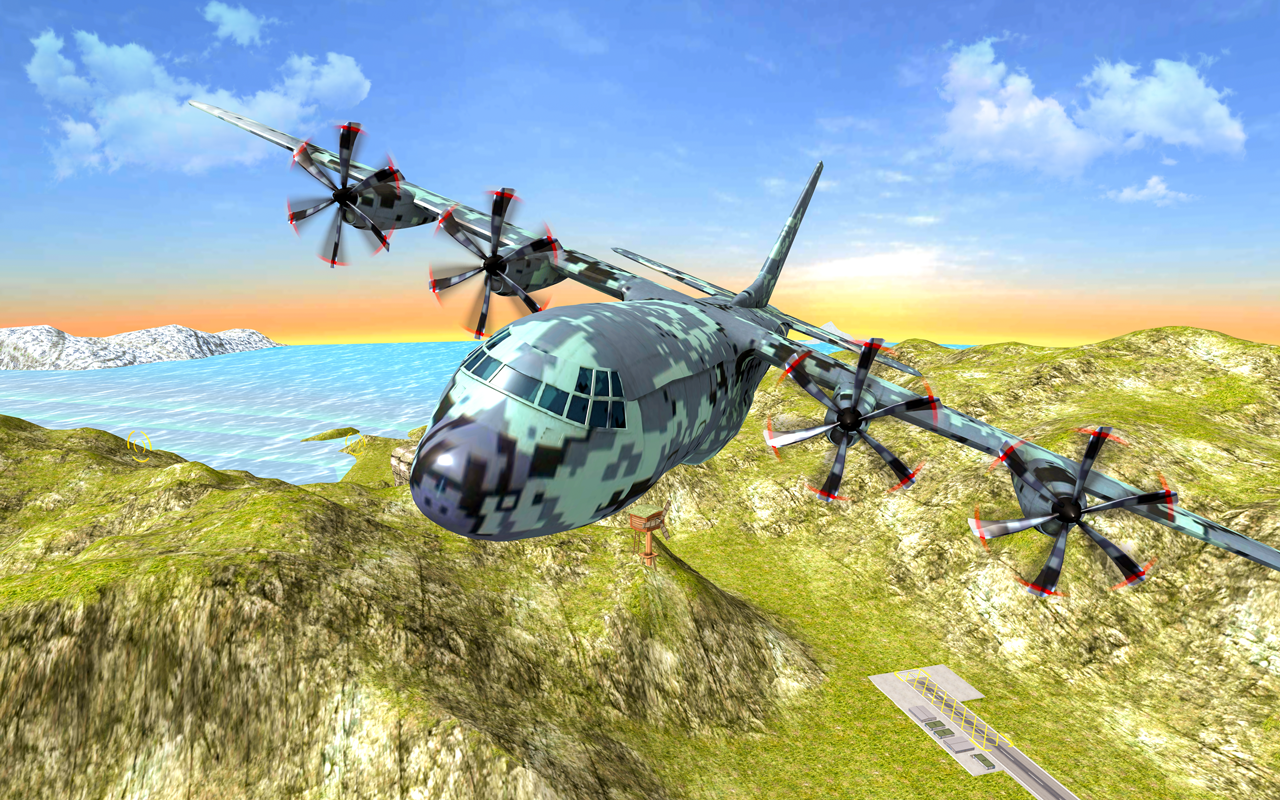 اسکرین شات 1 بازی War Plane Flight Simulator Cha