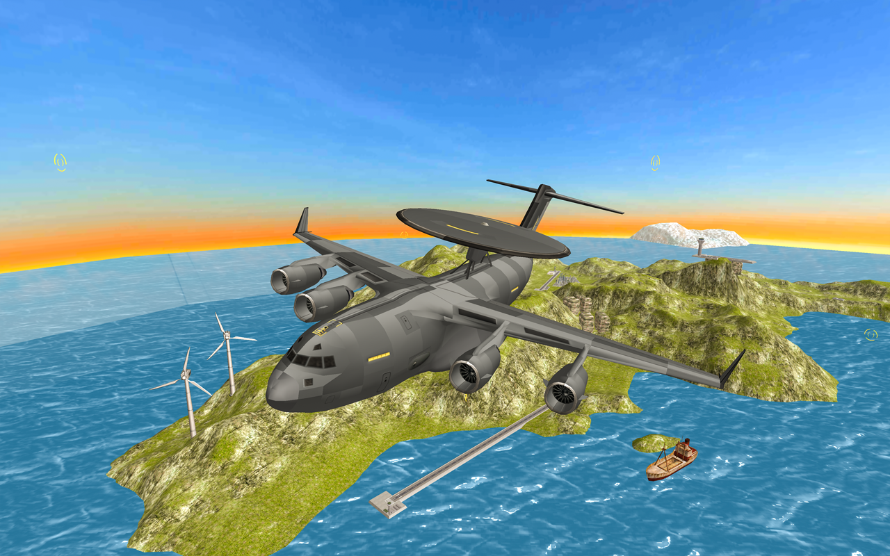 اسکرین شات 5 بازی War Plane Flight Simulator Cha
