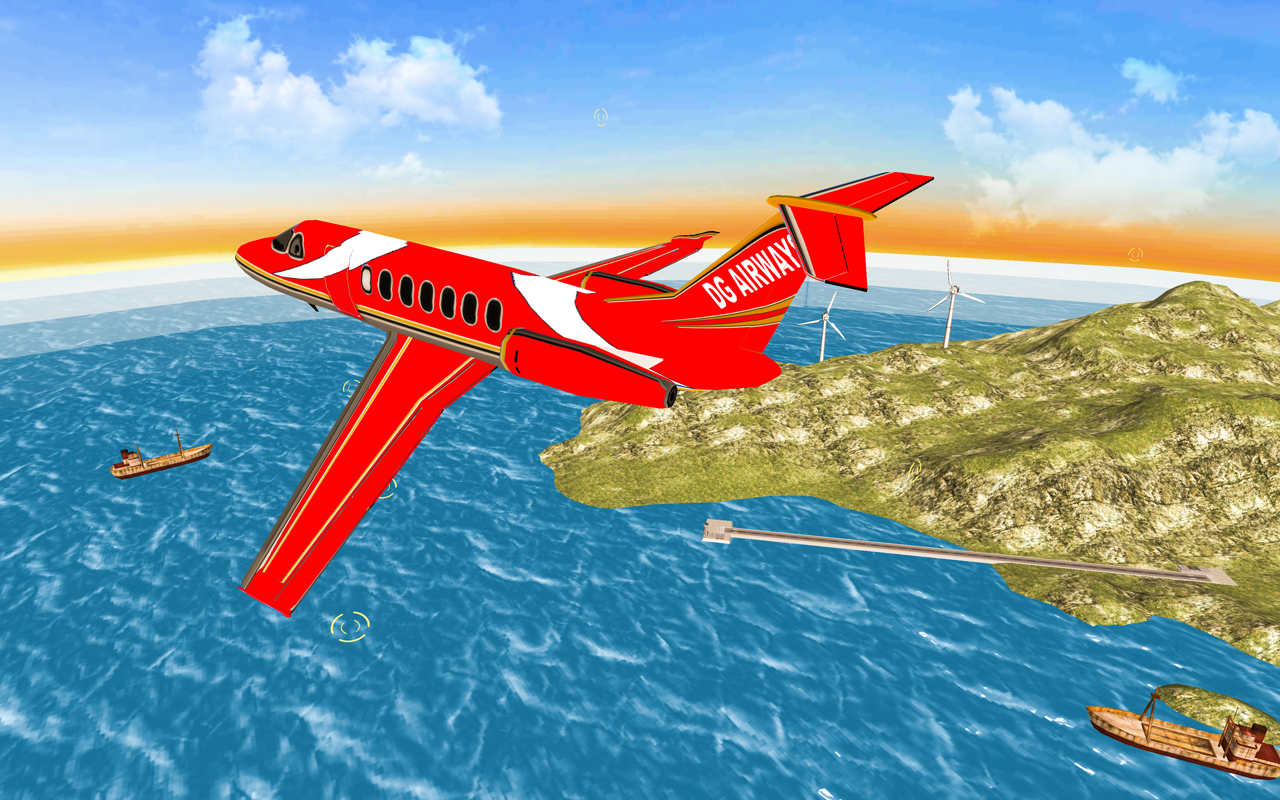 اسکرین شات 3 بازی War Plane Flight Simulator Cha