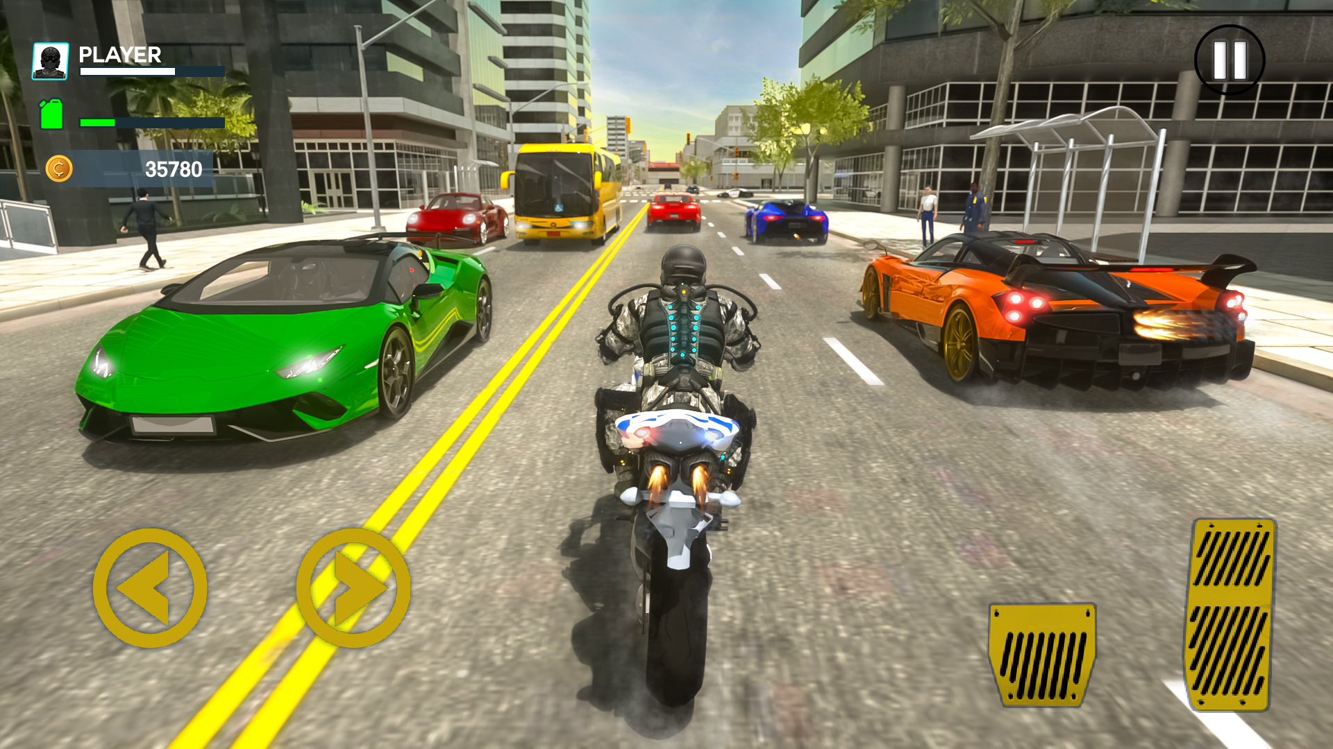 اسکرین شات 2 بازی Police Bike Real Crime Driver