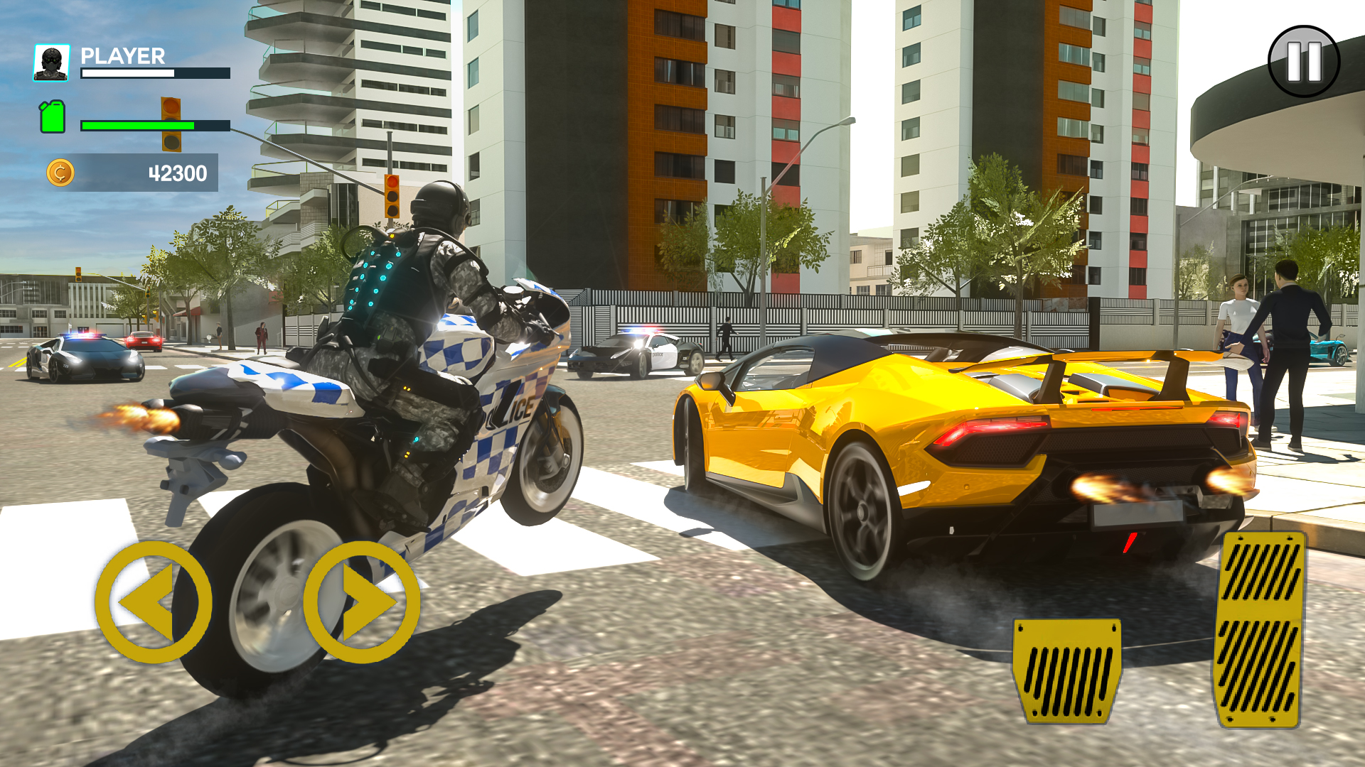 اسکرین شات 4 بازی Police Bike Real Crime Driver