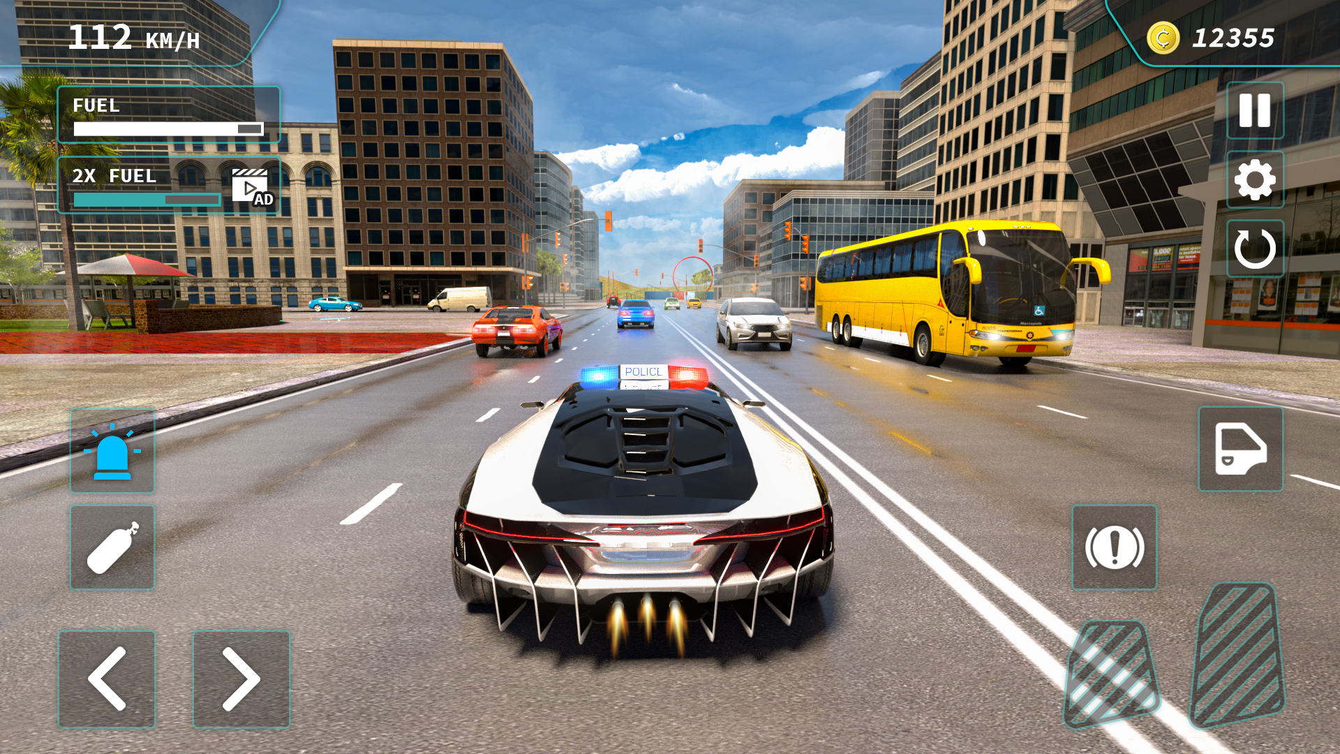 اسکرین شات 1 بازی Police Real Chase Car Simulato