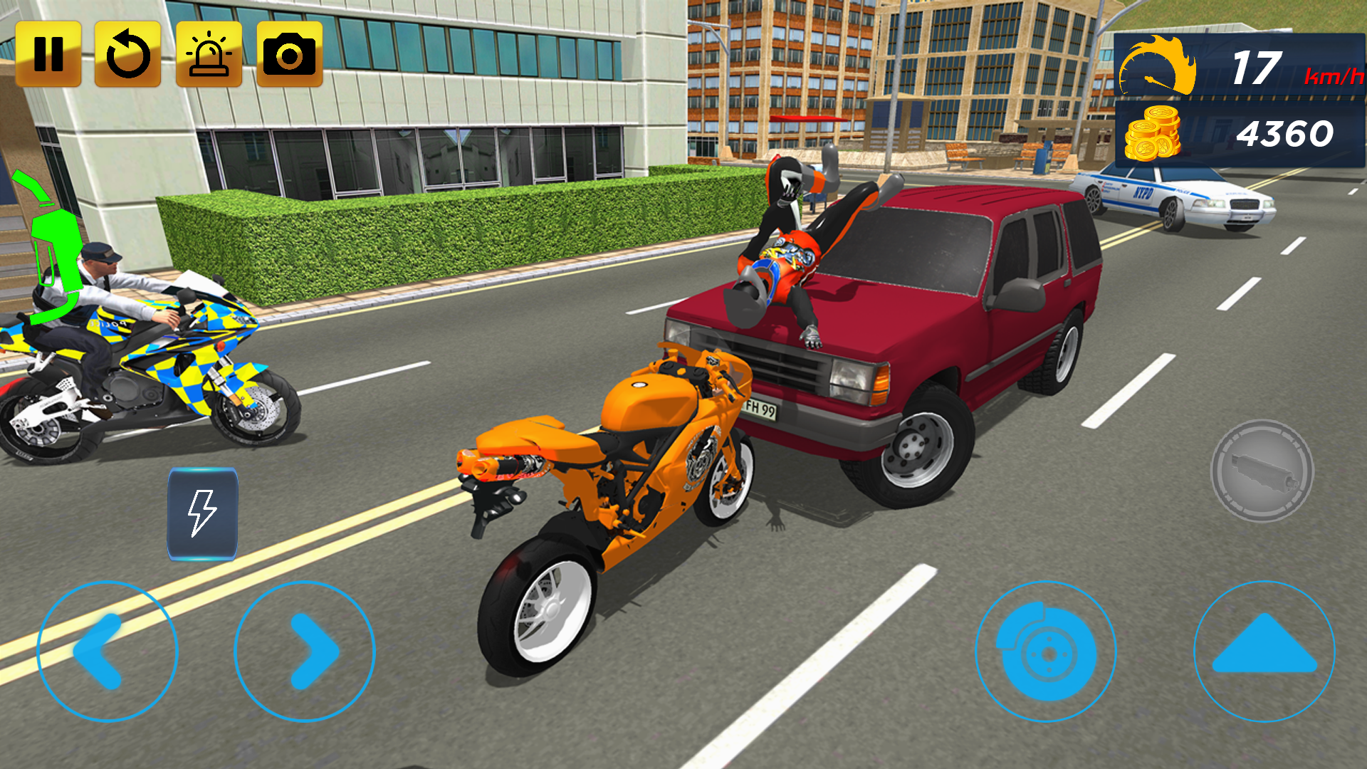 اسکرین شات 5 بازی Police Stunt Bike Simulator