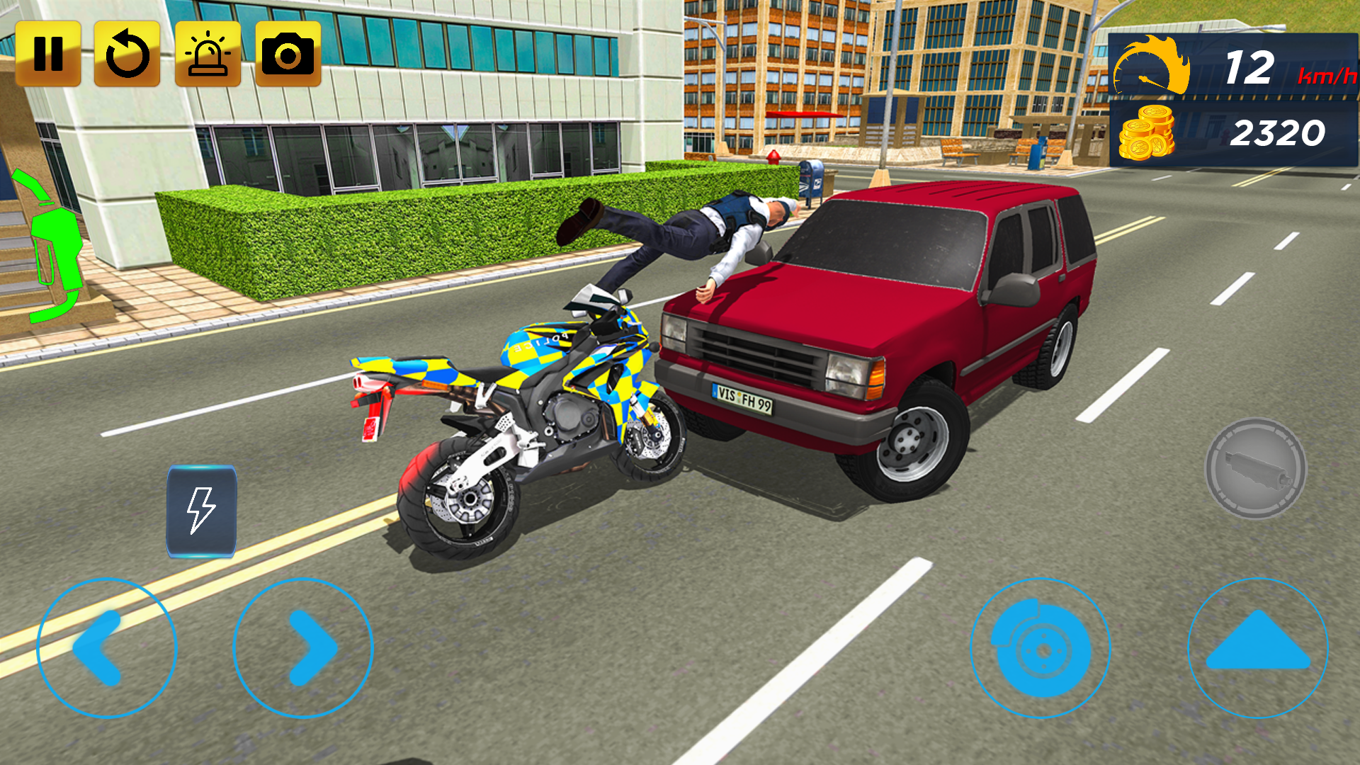 اسکرین شات 3 بازی Police Stunt Bike Simulator