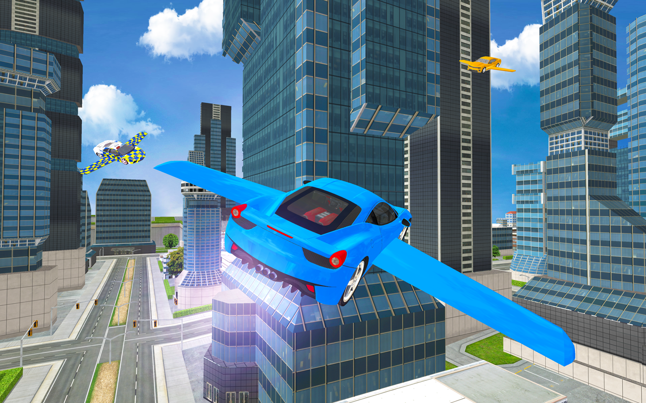 اسکرین شات 2 بازی Flying Car Games Car Simulator