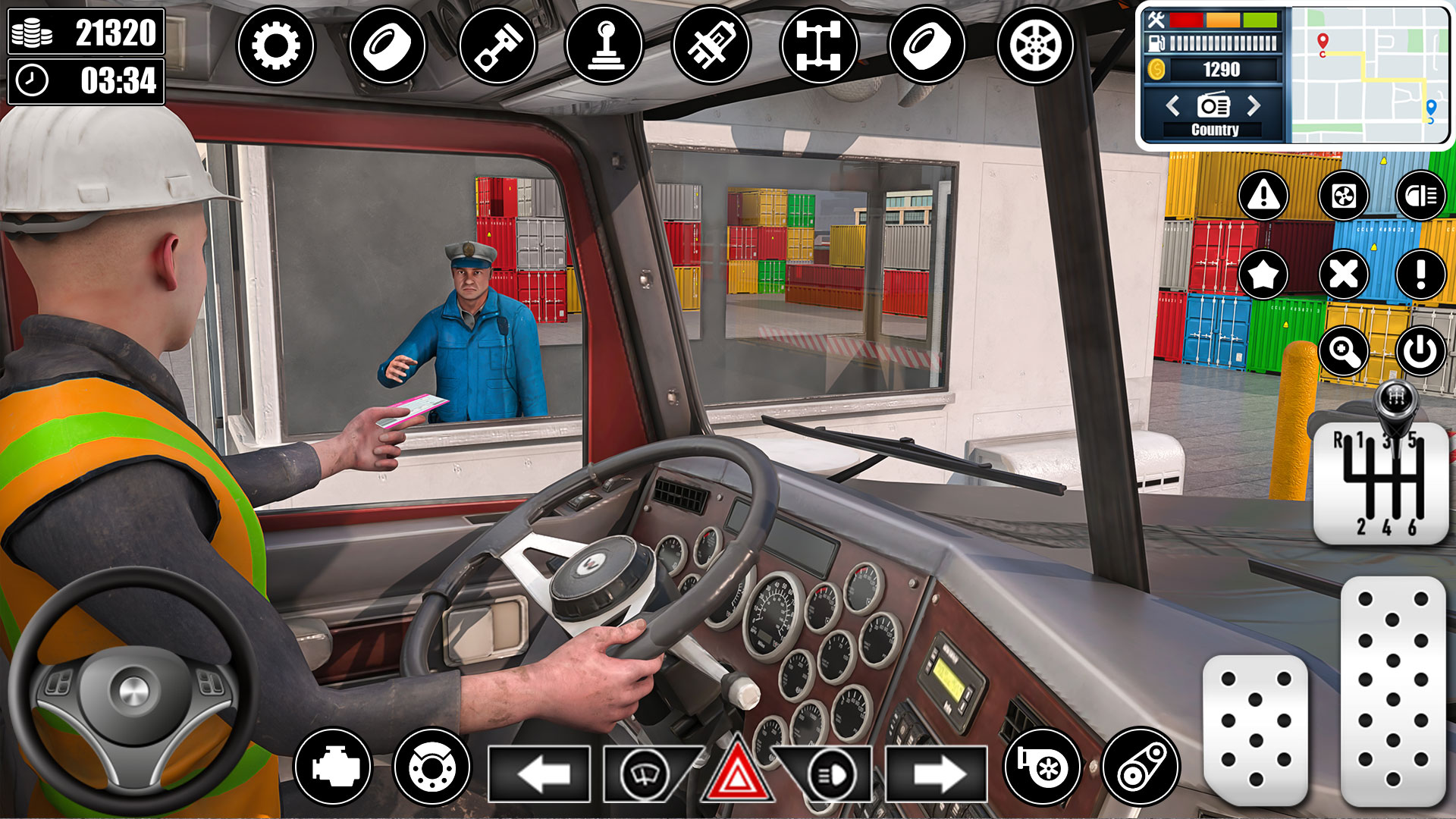 اسکرین شات 2 برنامه Cargo Delivery Truck Games 3D