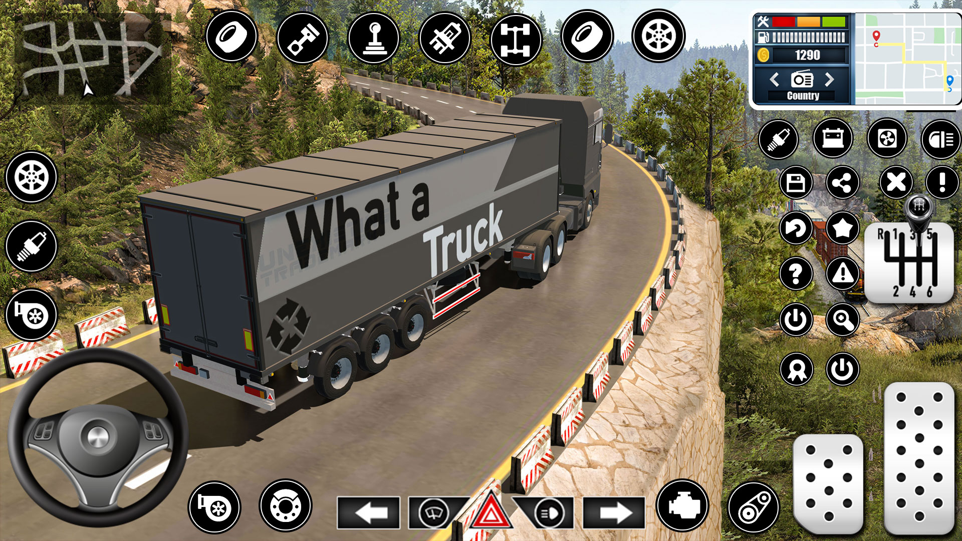 اسکرین شات 1 برنامه Cargo Delivery Truck Games 3D