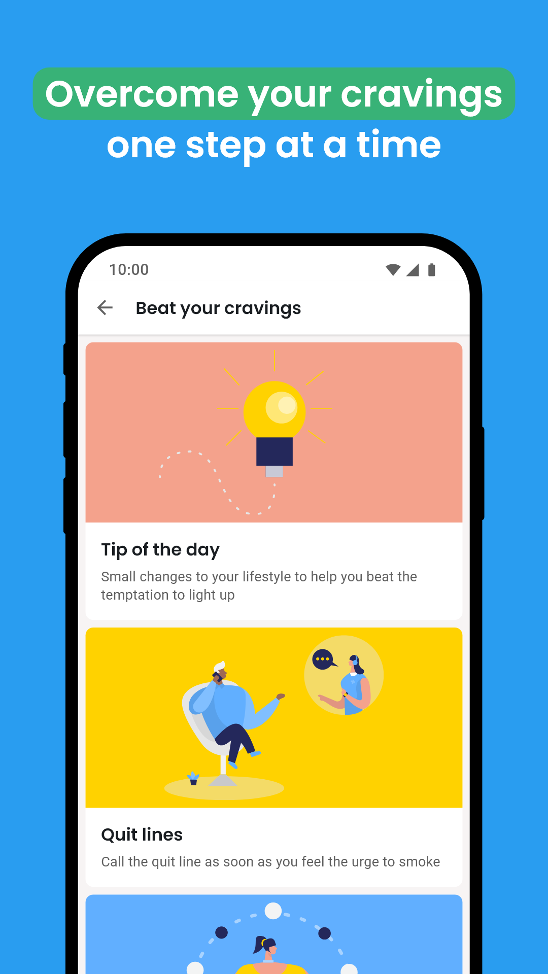 اسکرین شات 3 برنامه QuitNow: Quit smoking for good