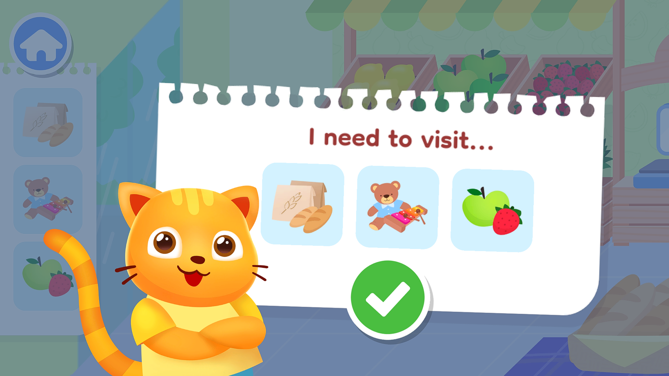 اسکرین شات 5 بازی Baby Supermarket - Go shopping
