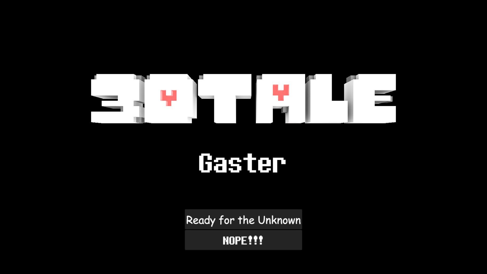 اسکرین شات 1 بازی 3DTale - Gaster