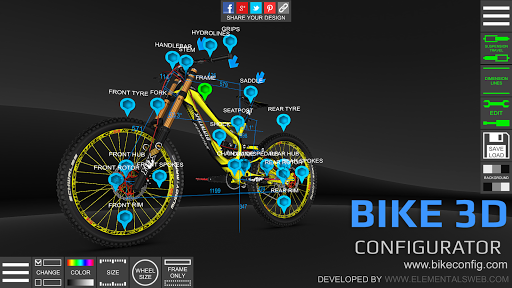 اسکرین شات 1 برنامه Bike 3D Configurator