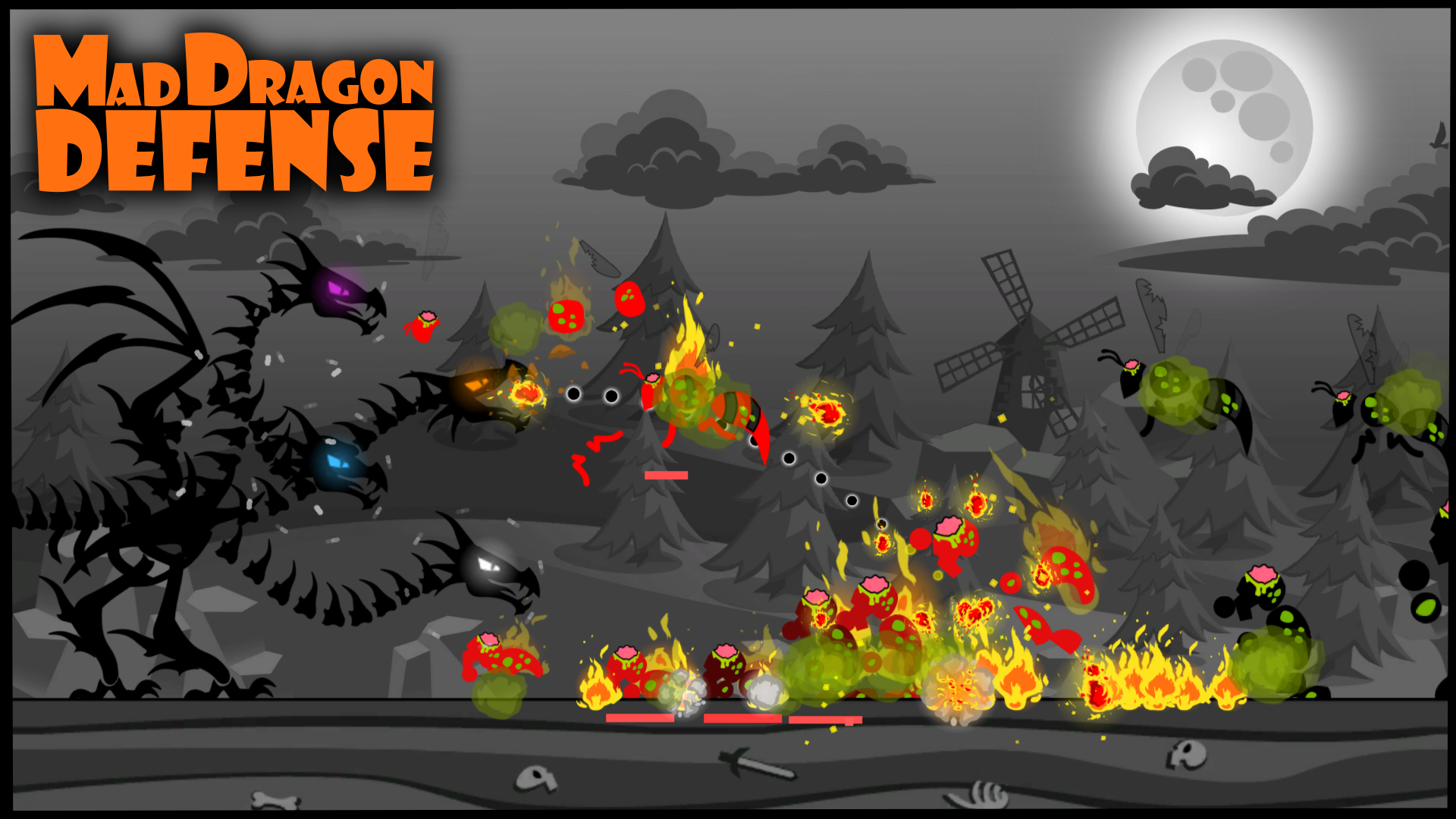 اسکرین شات 2 بازی Mad Dragon Defense