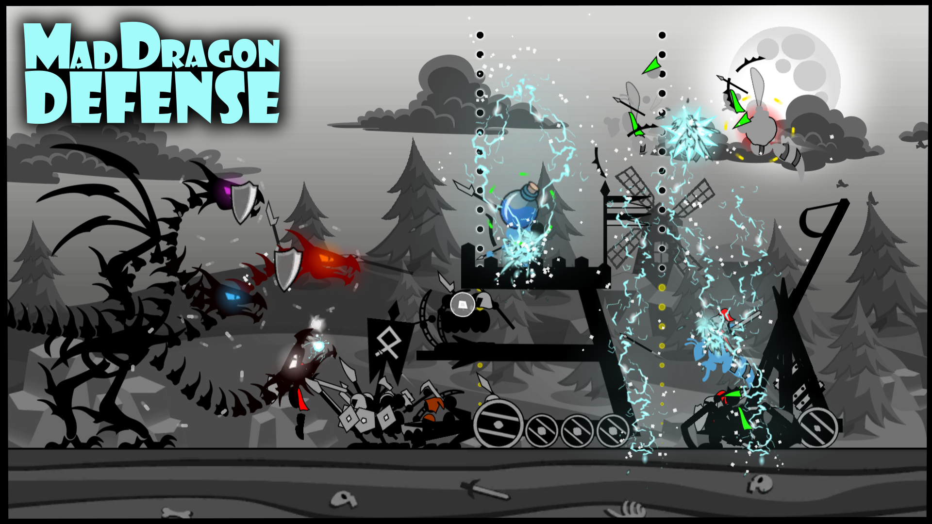 اسکرین شات 3 بازی Mad Dragon Defense