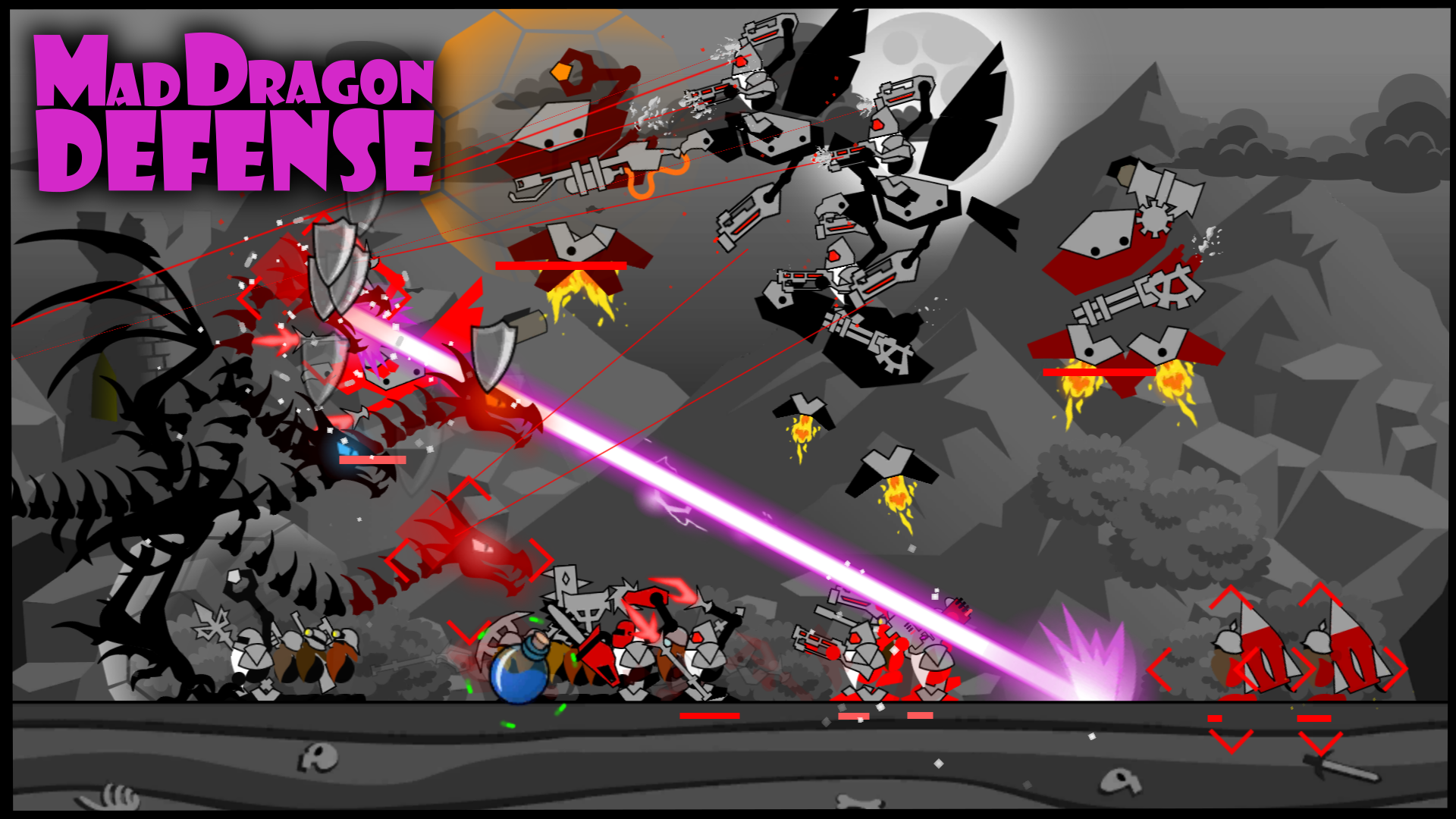 اسکرین شات 4 بازی Mad Dragon Defense