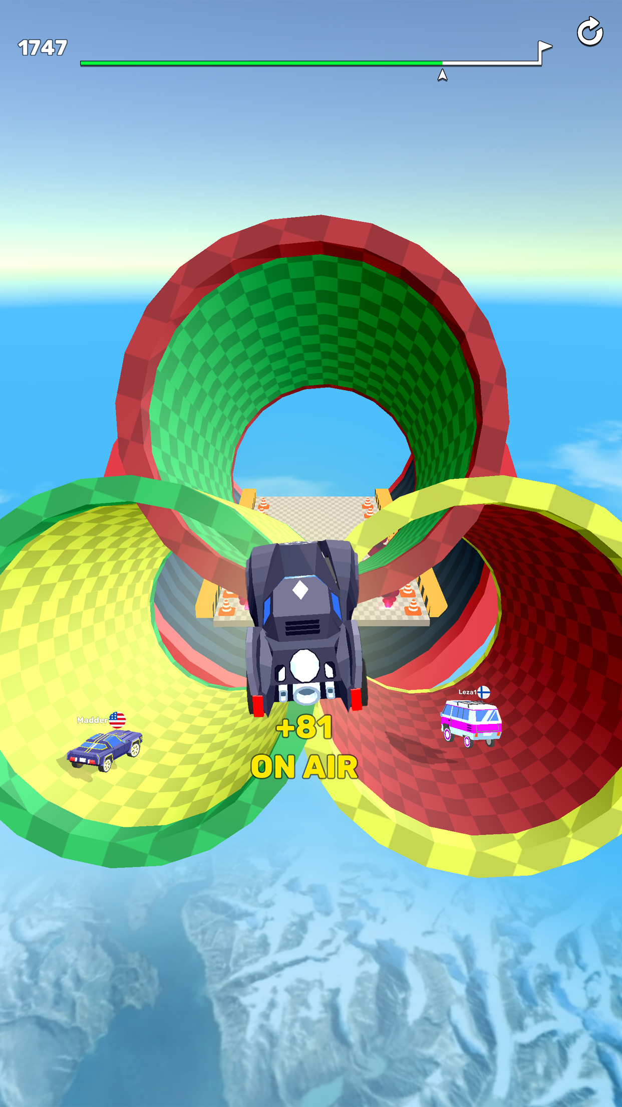 اسکرین شات 4 بازی Ramp Racing 3D — Extreme Race