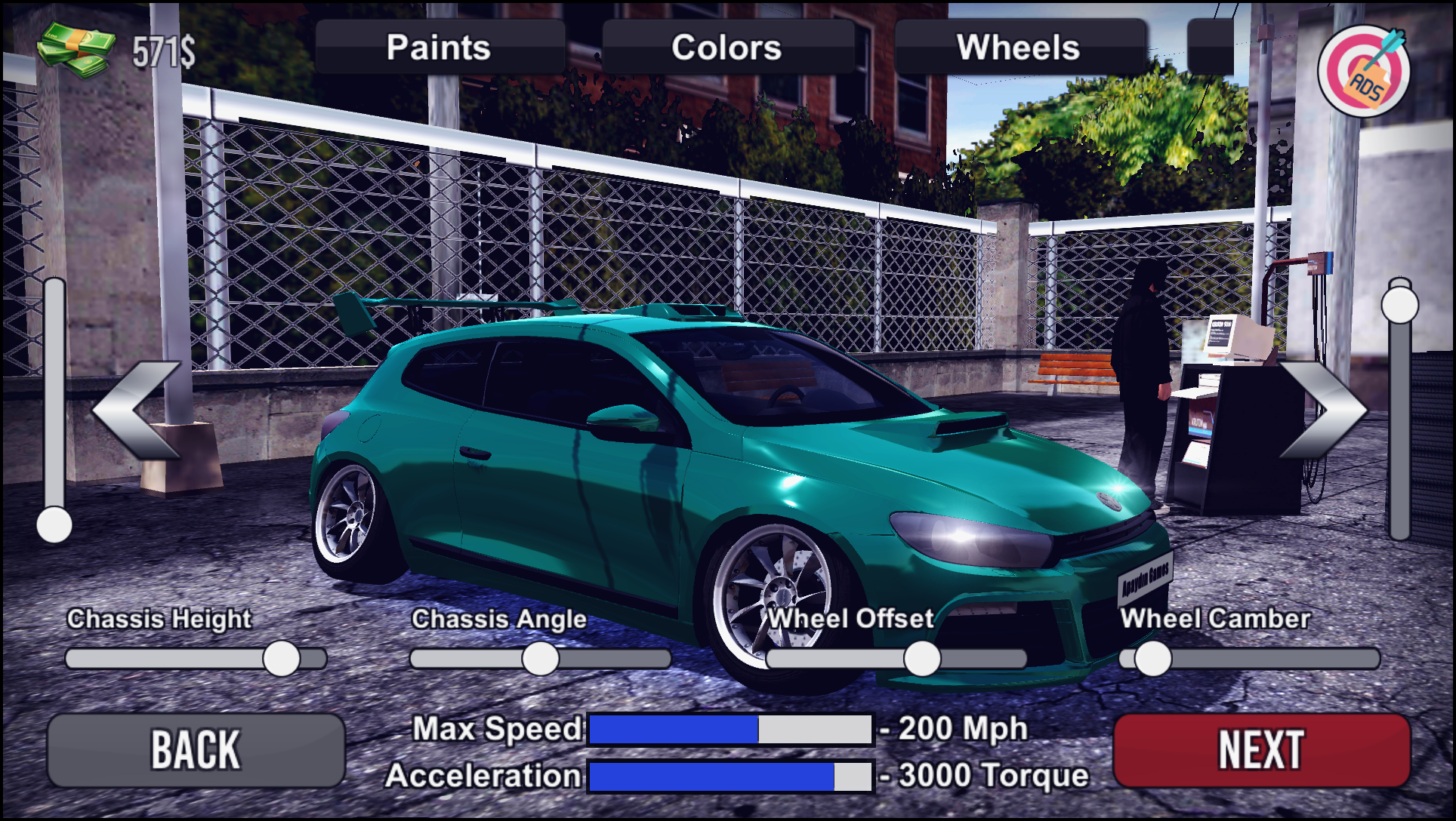 اسکرین شات 3 برنامه Corolla Drift Simulator