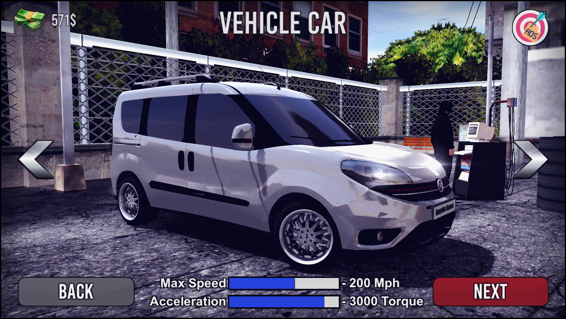 اسکرین شات 1 بازی Doblo Drift Simulator