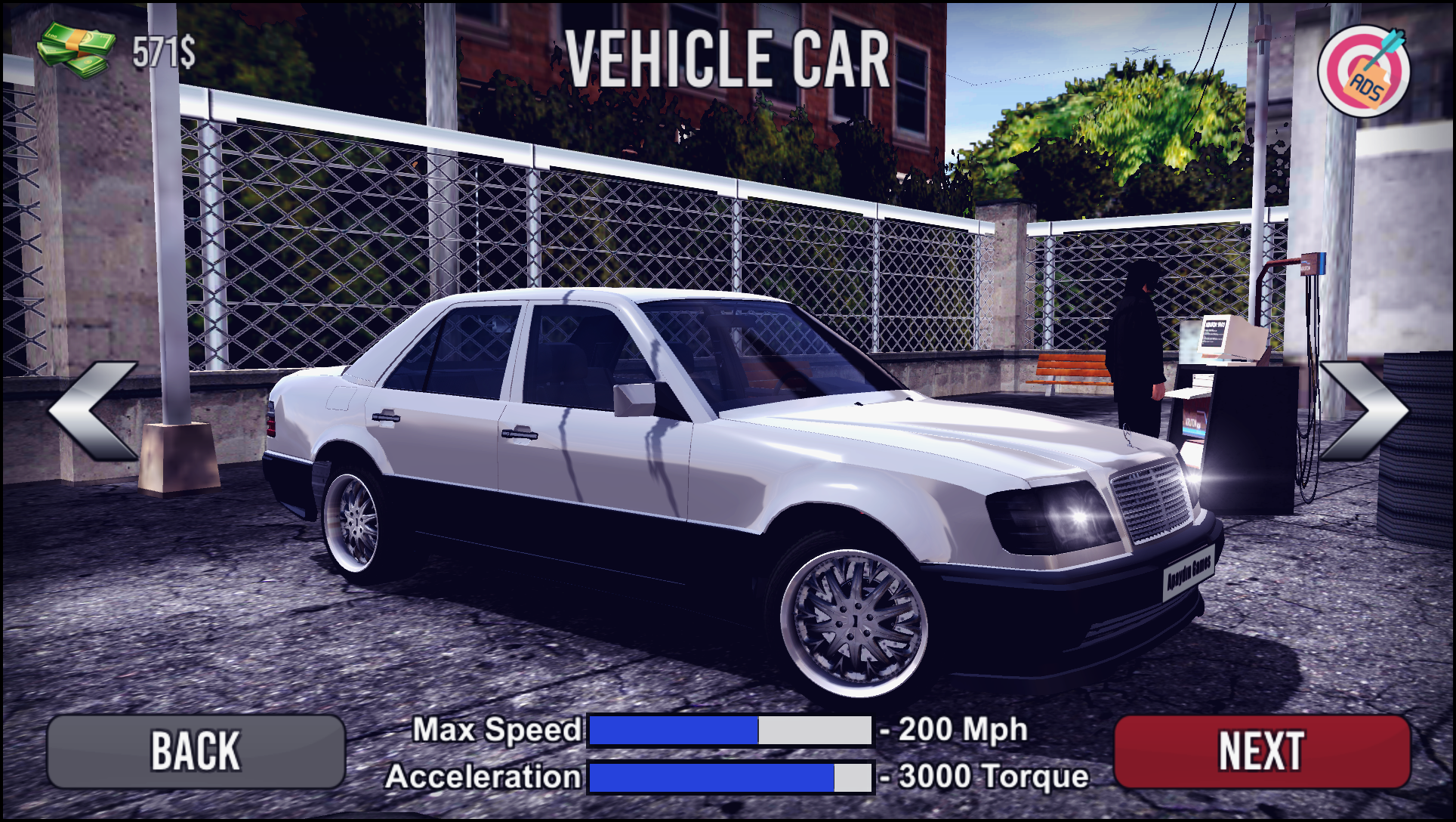 اسکرین شات 1 بازی E500 Drift Simulator