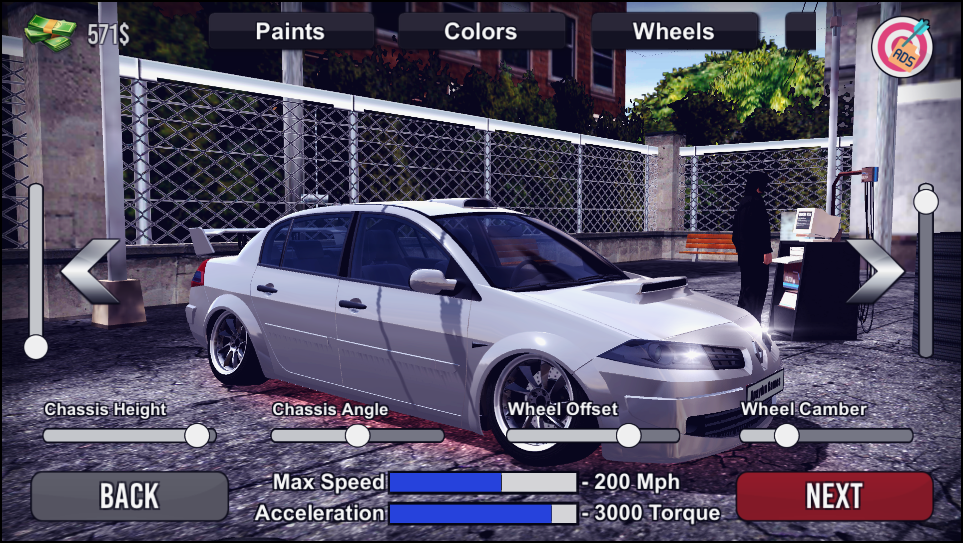 اسکرین شات 2 بازی Megane Drift Simulator