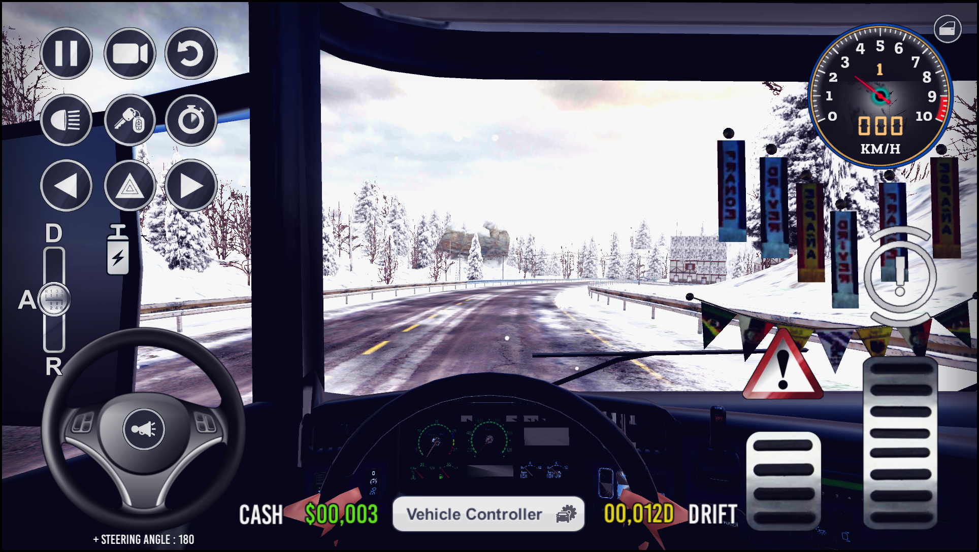 اسکرین شات 4 بازی Truck Snowy Driving Simulator