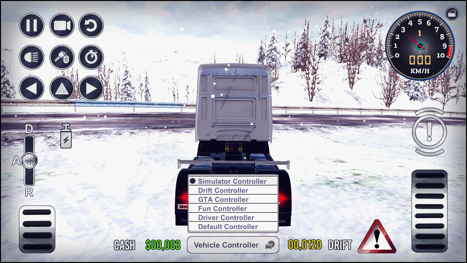 اسکرین شات 6 بازی Truck Snowy Driving Simulator