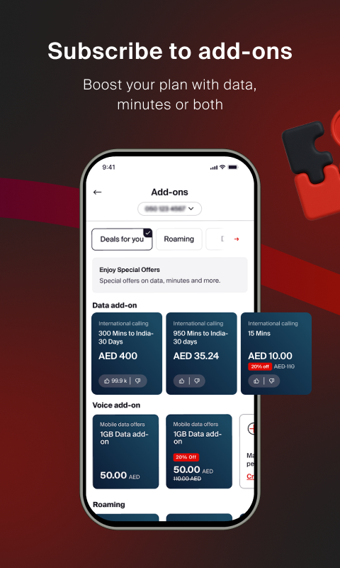 اسکرین شات 5 برنامه e& UAE