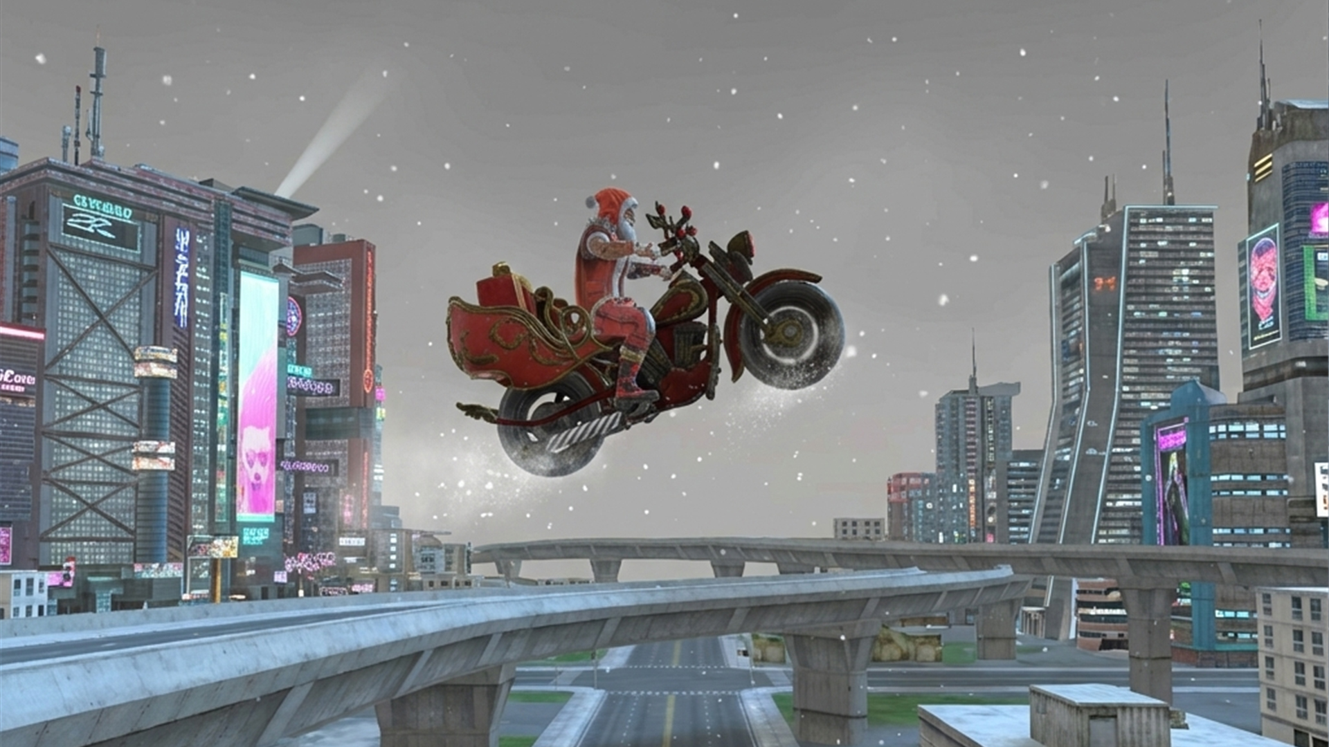 اسکرین شات 2 بازی Santa Rope Hero: Christmas Sim