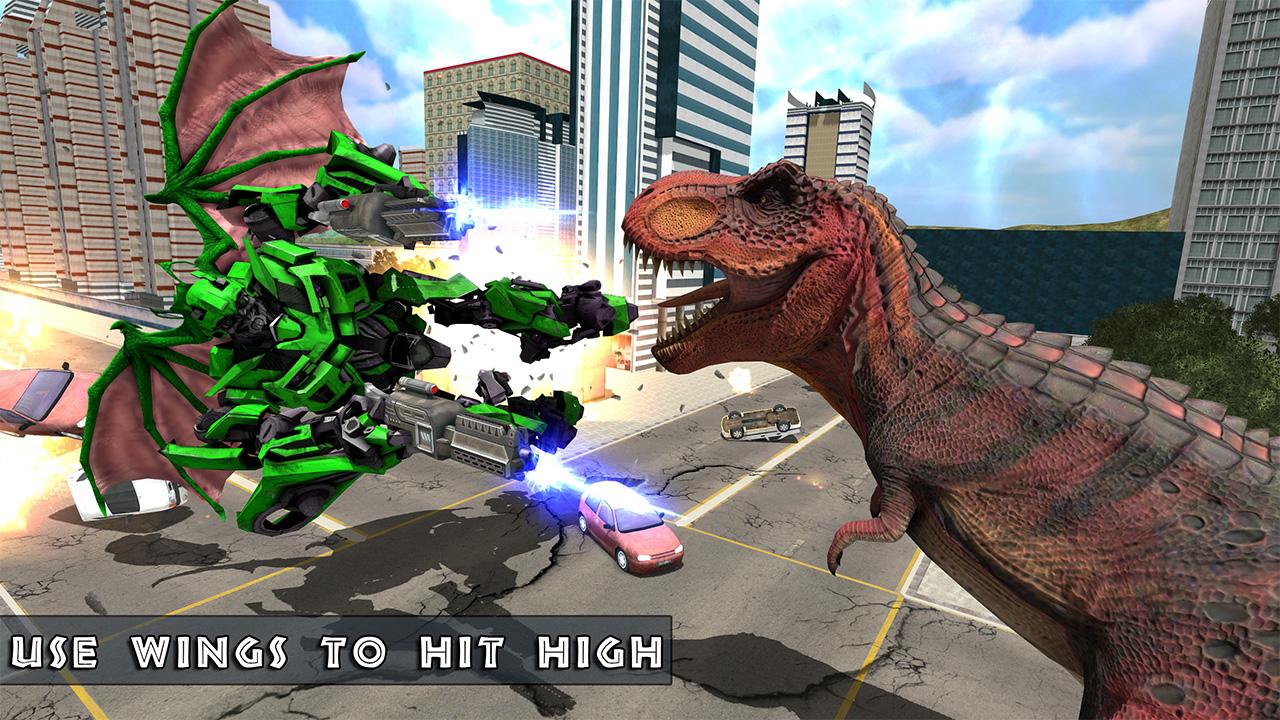 اسکرین شات 3 بازی Dragon Robot Transform Game