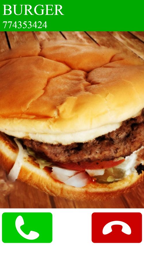 اسکرین شات 3 بازی fake call burger game