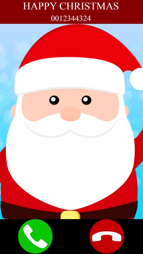 اسکرین شات 1 بازی fake call Christmas game