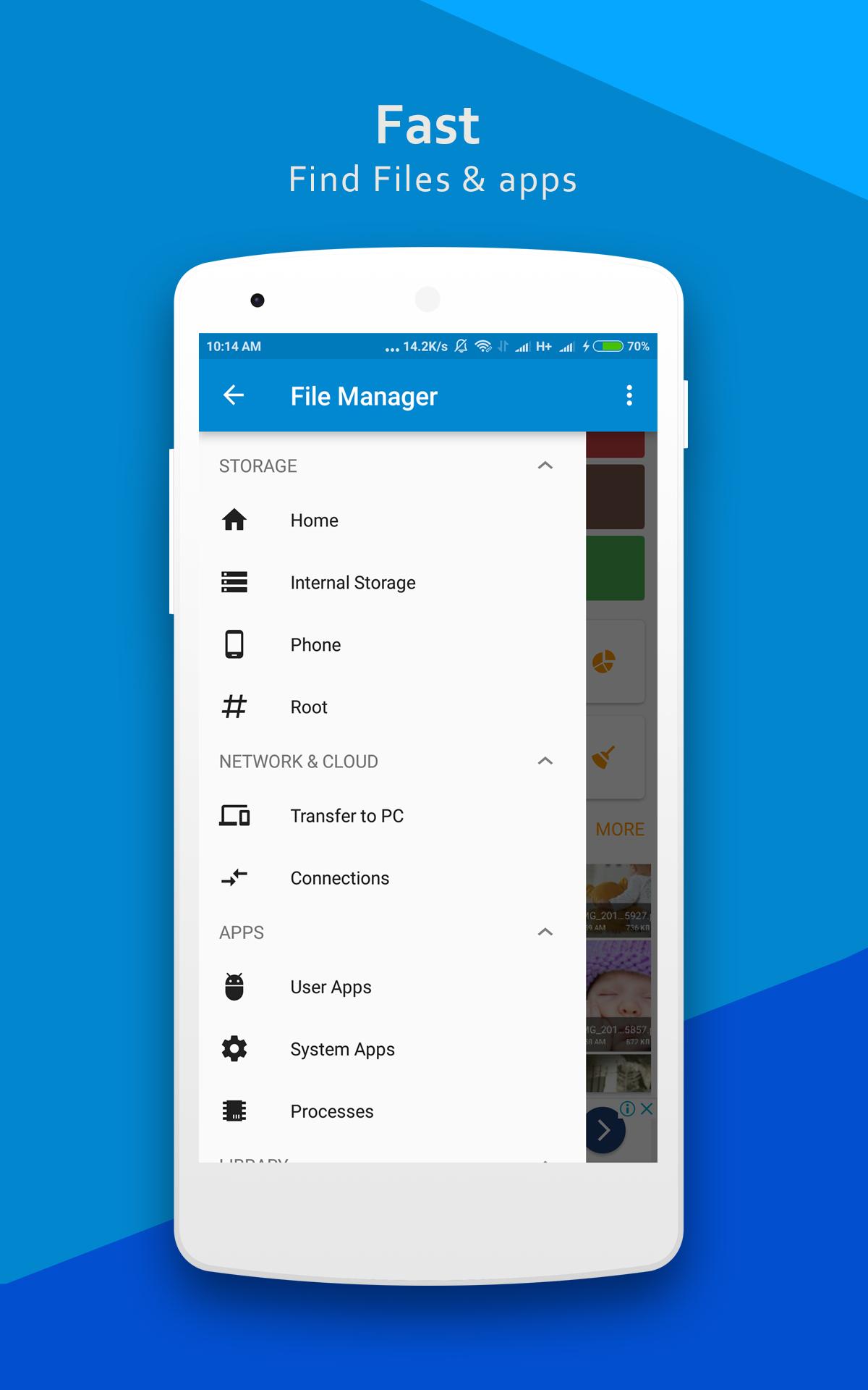 اسکرین شات 3 برنامه ES File Manager | File Explore