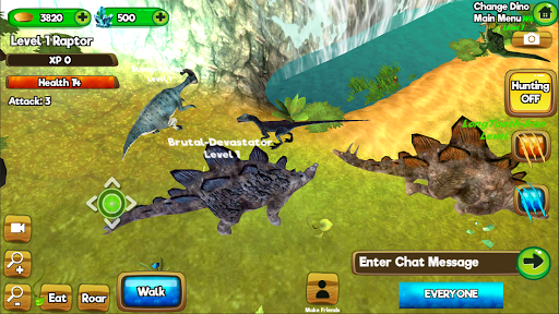 اسکرین شات 5 بازی Dino World Online - Hunters 3D
