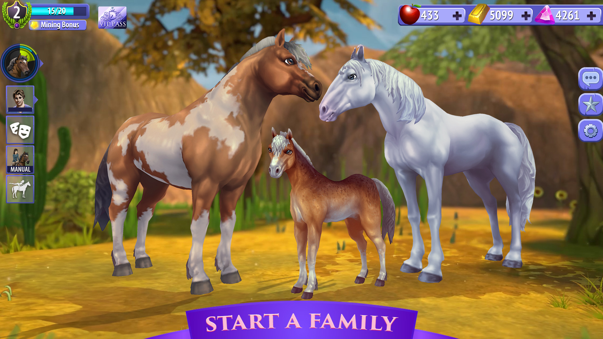 اسکرین شات 1 بازی Horse Riding Tales - Wild Pony