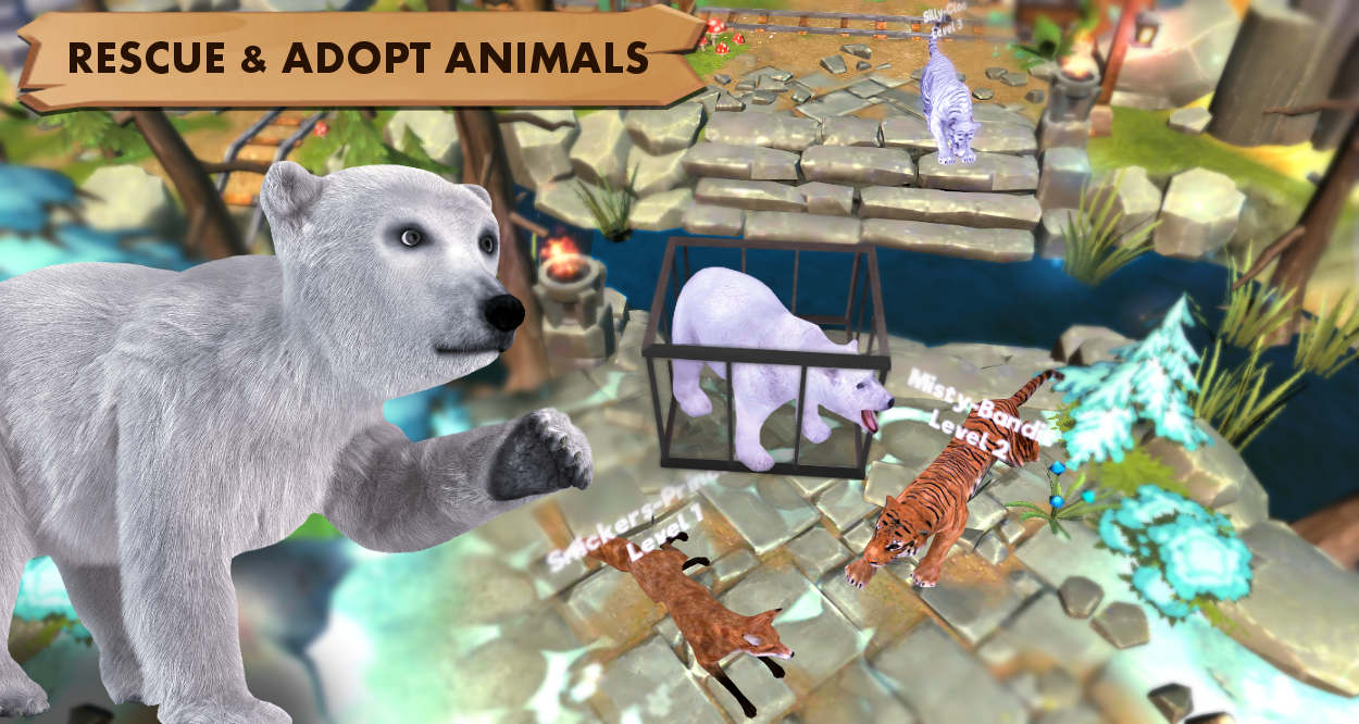 اسکرین شات 3 بازی My Wild Pet: Online Animal Sim