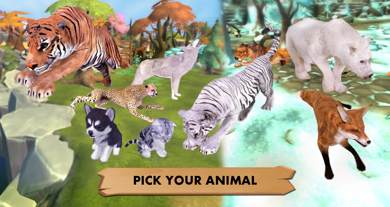 اسکرین شات 1 بازی My Wild Pet: Online Animal Sim