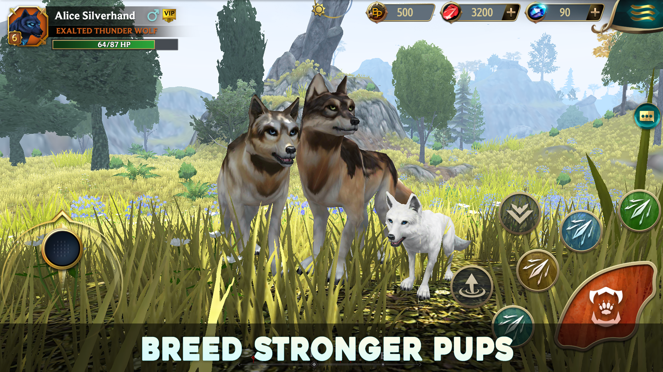 اسکرین شات 1 بازی Wolf Tales - Wild Animal Sim