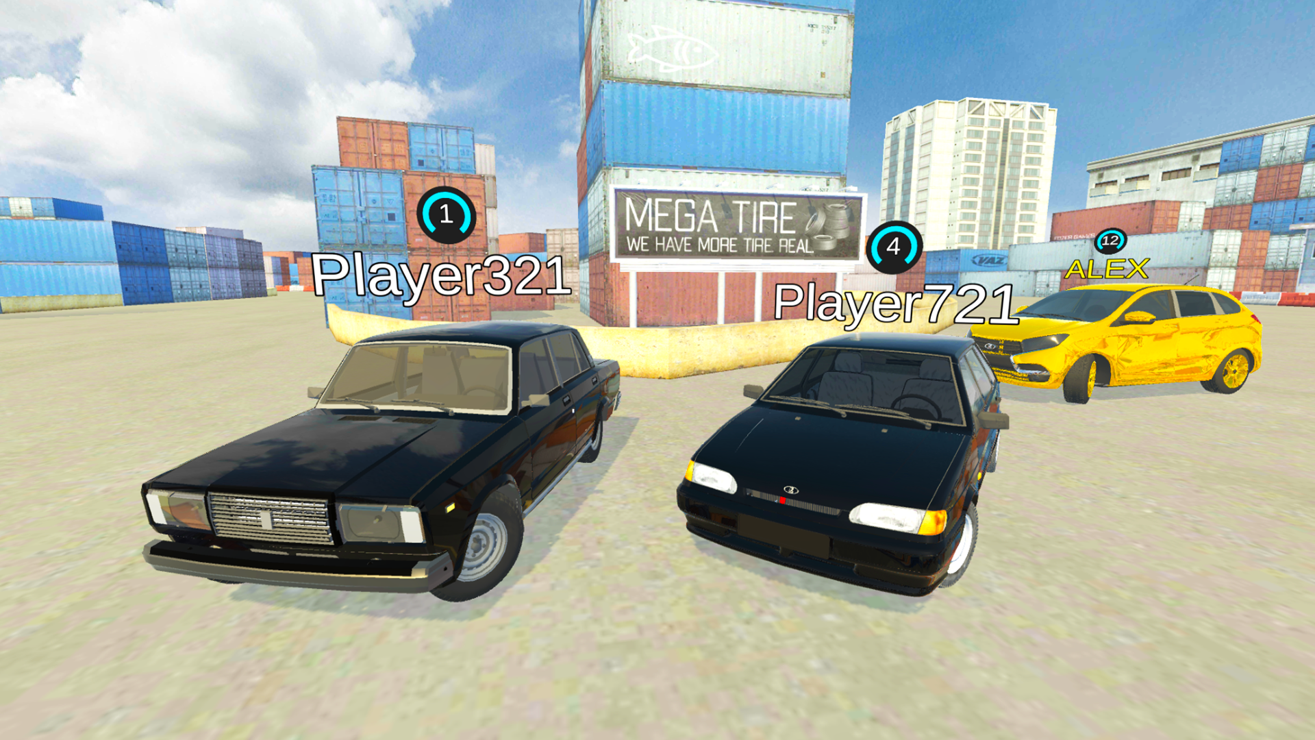 اسکرین شات 2 بازی Lada Drift Simulator - Online