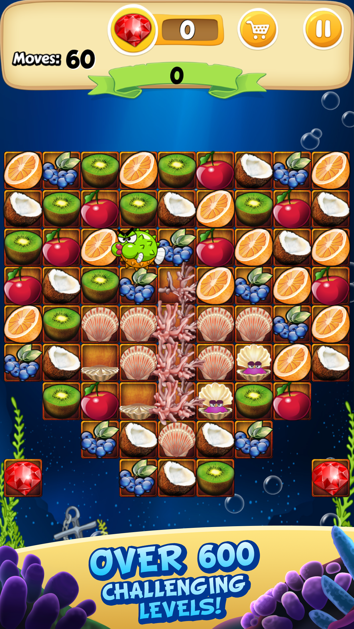 اسکرین شات 3 بازی Fruit Bump