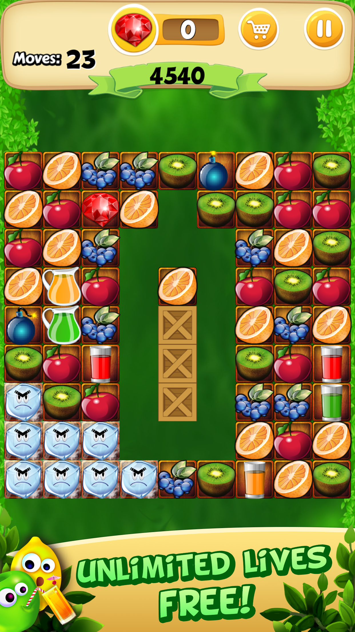 اسکرین شات 1 بازی Fruit Bump